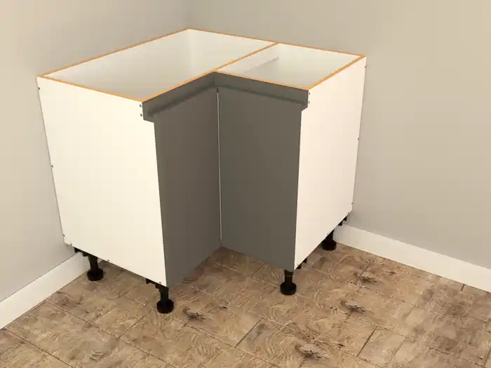 Base Left Corner Bi-Fold Door Finger Pull Cabinet - Photo 1