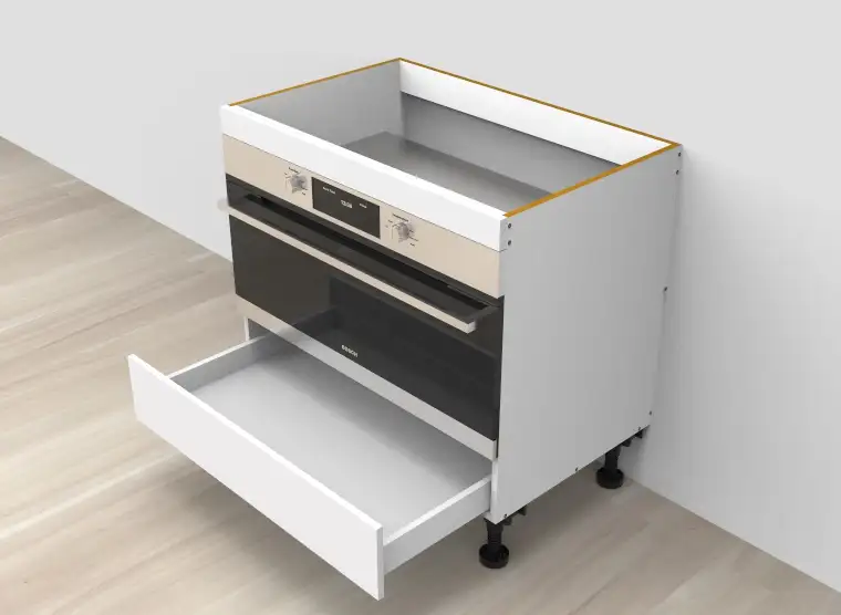 Base Oven 900mm cabinet with drawer - Photo 1