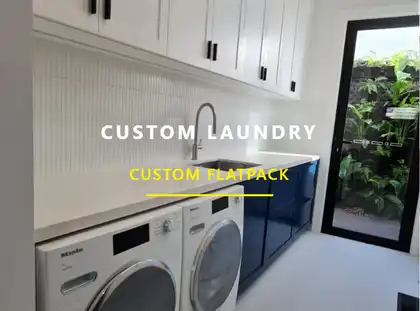 Custom Laundry Cabinets Victoria